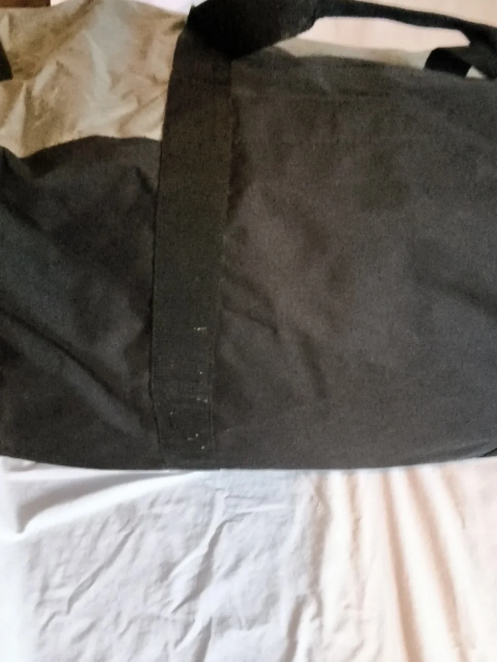 Coronado Men's Gray Duffel Bag with Black Accents Oversized Durable